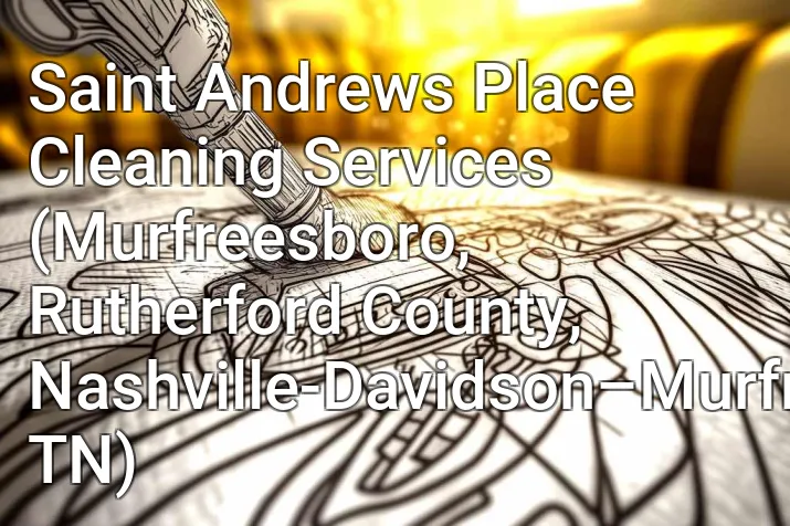 Saint Andrews Place Cleaning Services (Murfreesboro, Rutherford County, Nashville-Davidson–Murfreesboro–Franklin, TN)