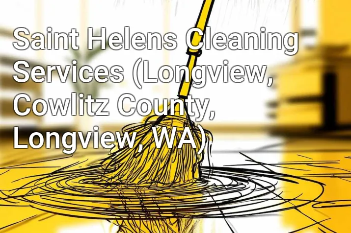 Saint Helens Cleaning Services (Longview, Cowlitz County, Longview, WA)