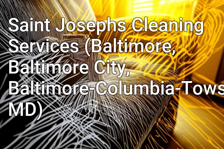 Saint Josephs Cleaning Services (Baltimore, Baltimore City, Baltimore-Columbia-Towson, MD)