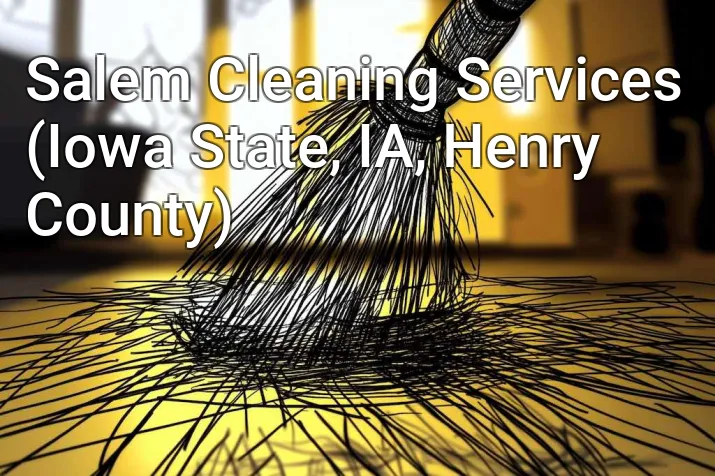 Salem Cleaning Services (Iowa State, IA, Henry County)