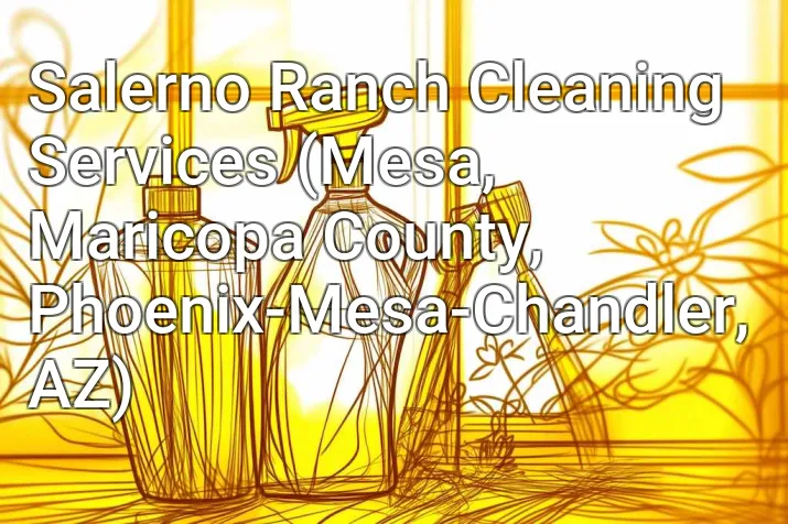 Salerno Ranch Cleaning Services (Mesa, Maricopa County, Phoenix-Mesa-Chandler, AZ)