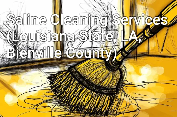 Saline Cleaning Services (Louisiana State, LA, Bienville County)