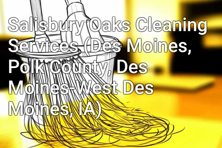 Salisbury Oaks Cleaning Services (Des Moines, Polk County, Des Moines-West Des Moines, IA)