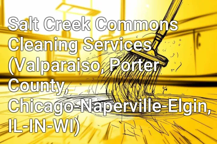 Salt Creek Commons Cleaning Services (Valparaiso, Porter County, Chicago-Naperville-Elgin, IL-IN-WI)