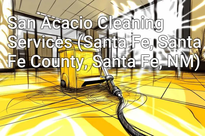 San Acacio Cleaning Services (Santa Fe, Santa Fe County, Santa Fe, NM)