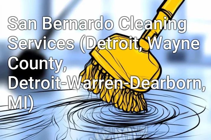 San Bernardo Cleaning Services (Detroit, Wayne County, Detroit-Warren-Dearborn, MI)