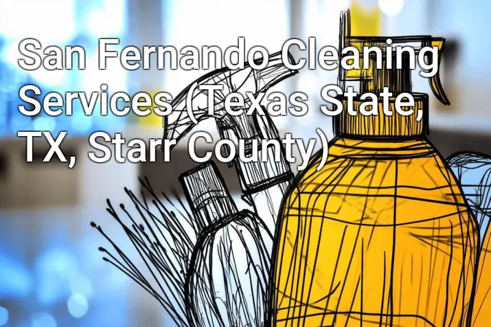 San Fernando Cleaning Services (Texas State, TX, Starr County)