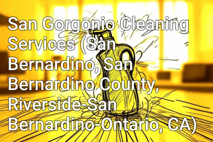 San Gorgonio Cleaning Services (San Bernardino, San Bernardino County, Riverside-San Bernardino-Ontario, CA)