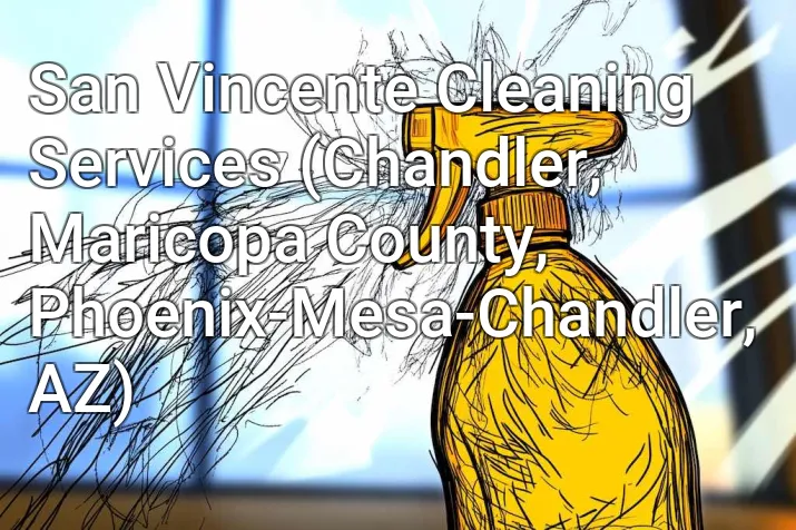 San Vincente Cleaning Services (Chandler, Maricopa County, Phoenix-Mesa-Chandler, AZ)