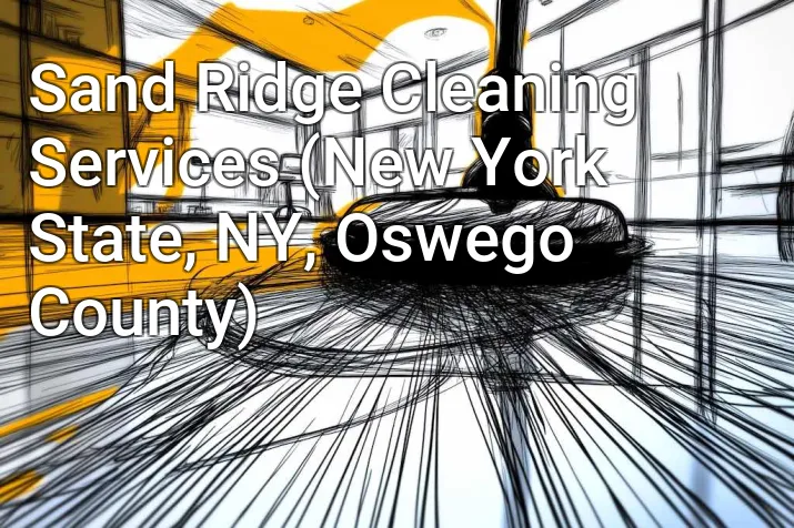Sand Ridge Cleaning Services (New York State, NY, Oswego County)