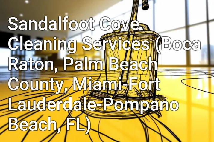 Sandalfoot Cove Cleaning Services (Boca Raton, Palm Beach County, Miami-Fort Lauderdale-Pompano Beach, FL)