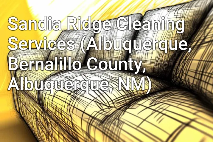 Sandia Ridge Cleaning Services (Albuquerque, Bernalillo County, Albuquerque, NM)