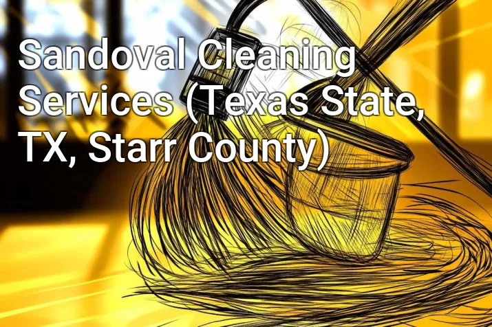 Sandoval Cleaning Services (Texas State, TX, Starr County)
