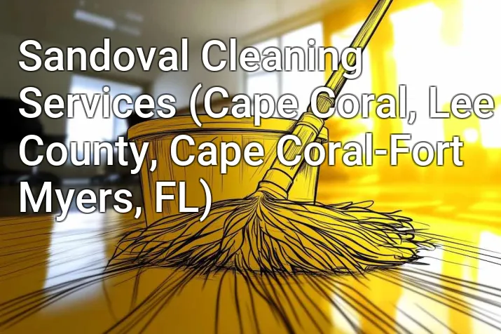 Sandoval Cleaning Services (Cape Coral, Lee County, Cape Coral-Fort Myers, FL)