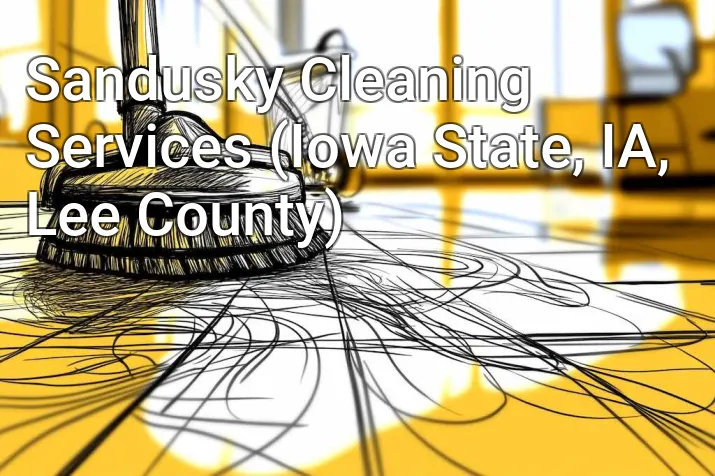 Sandusky Cleaning Services (Iowa State, IA, Lee County)