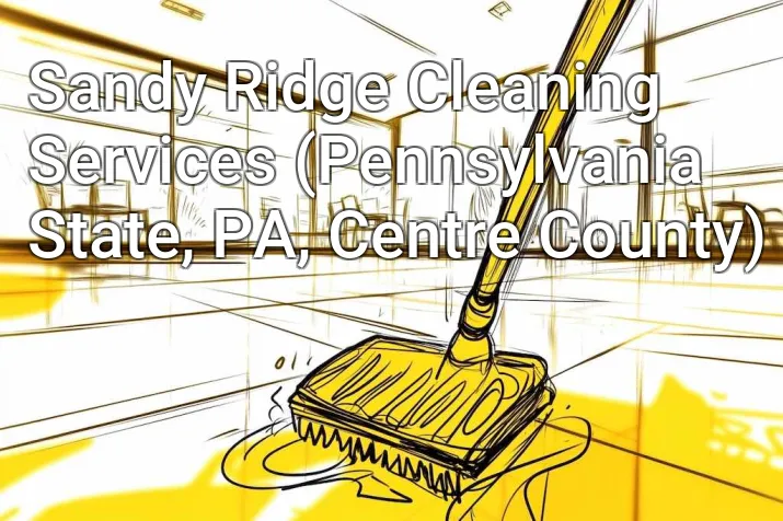 Sandy Ridge Cleaning Services (Pennsylvania State, PA, Centre County)