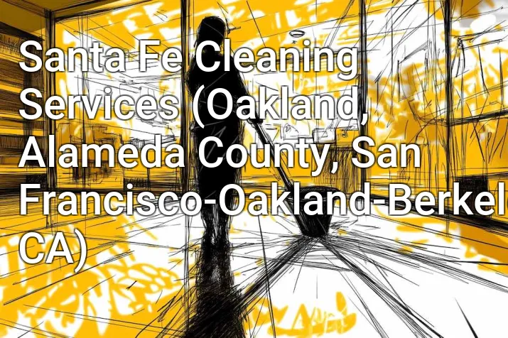 Santa Fe Cleaning Services (Oakland, Alameda County, San Francisco-Oakland-Berkeley, CA)