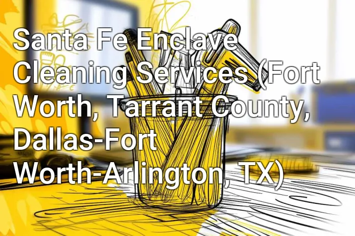 Santa Fe Enclave Cleaning Services (Fort Worth, Tarrant County, Dallas-Fort Worth-Arlington, TX)