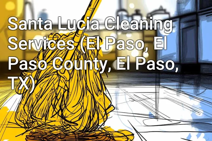 Santa Lucia Cleaning Services (El Paso, El Paso County, El Paso, TX)