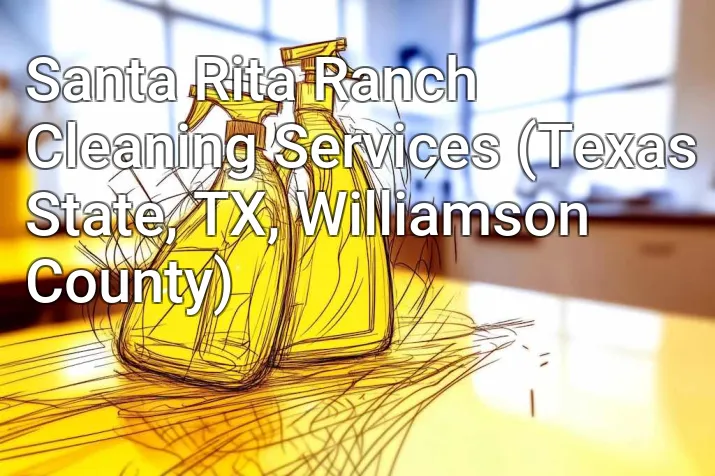 Santa Rita Ranch Cleaning Services (Texas State, TX, Williamson County)