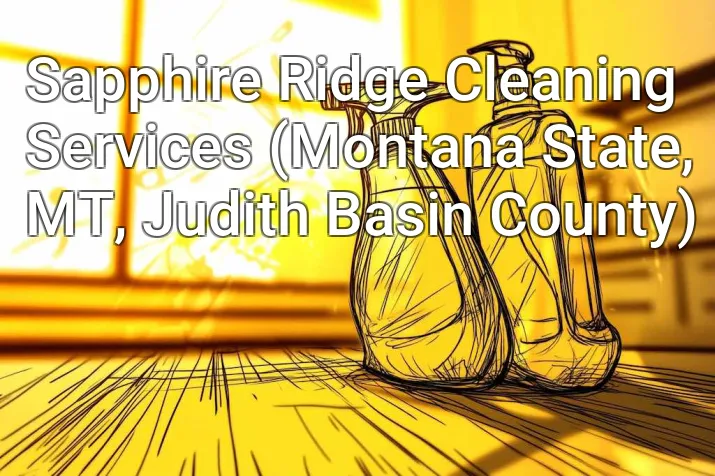 Sapphire Ridge Cleaning Services (Montana State, MT, Judith Basin County)