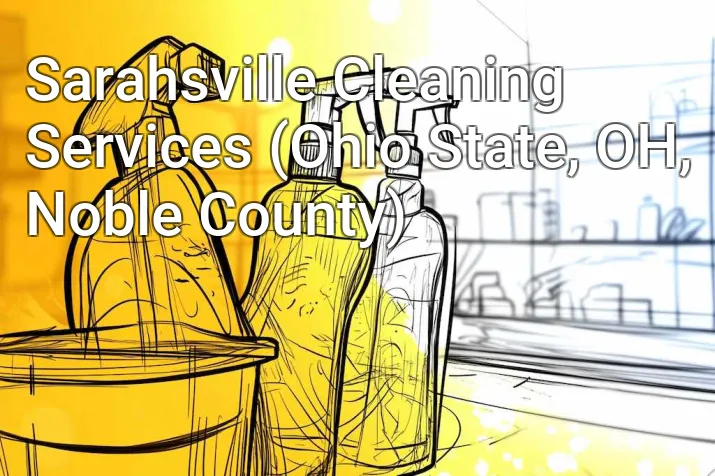 Sarahsville Cleaning Services (Ohio State, OH, Noble County)