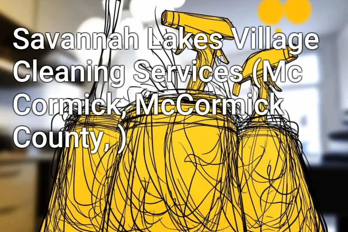 Savannah Lakes Village Cleaning Services (Mc Cormick, McCormick County, )