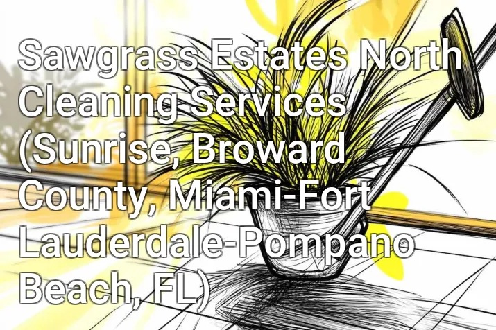 Sawgrass Estates North Cleaning Services (Sunrise, Broward County, Miami-Fort Lauderdale-Pompano Beach, FL)