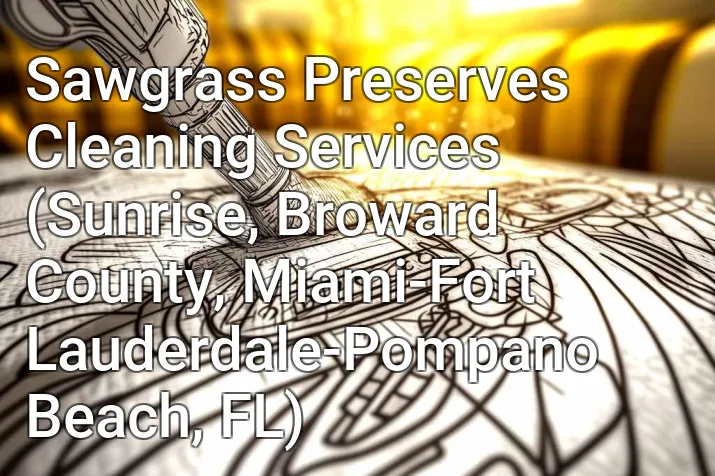 Sawgrass Preserves Cleaning Services (Sunrise, Broward County, Miami-Fort Lauderdale-Pompano Beach, FL)