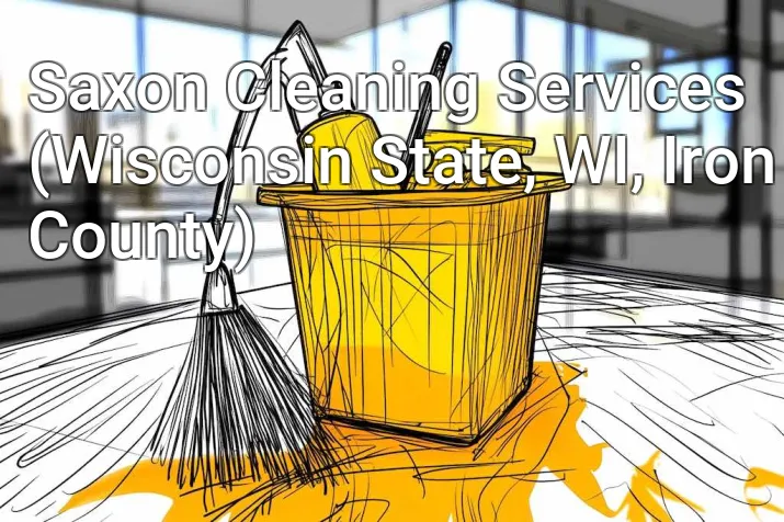 Saxon Cleaning Services (Wisconsin State, WI, Iron County)