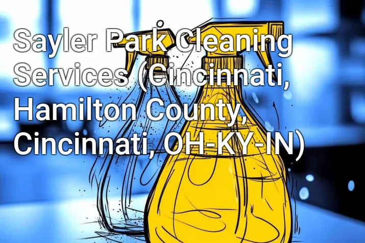 Sayler Park Cleaning Services (Cincinnati, Hamilton County, Cincinnati, OH-KY-IN)