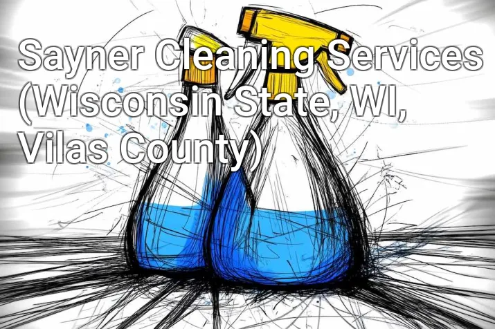 Sayner Cleaning Services (Wisconsin State, WI, Vilas County)