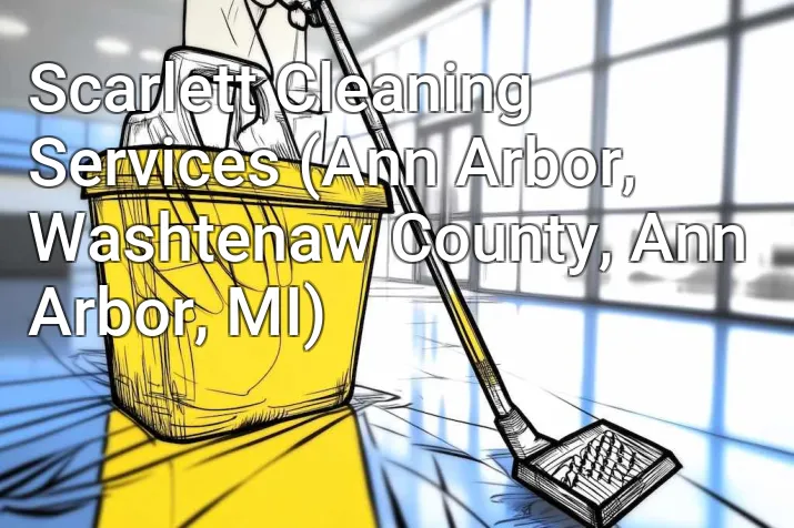 Scarlett Cleaning Services (Ann Arbor, Washtenaw County, Ann Arbor, MI)