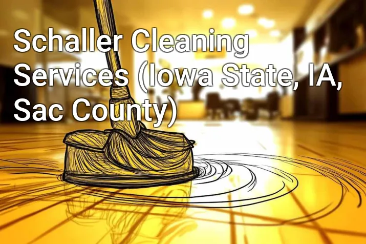 Schaller Cleaning Services (Iowa State, IA, Sac County)
