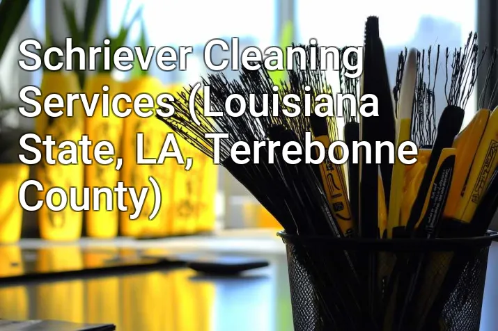 Schriever Cleaning Services (Louisiana State, LA, Terrebonne County)