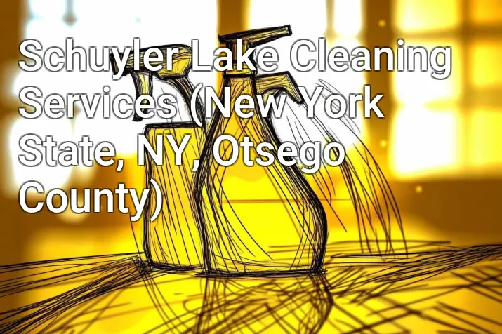 Schuyler Lake Cleaning Services (New York State, NY, Otsego County)