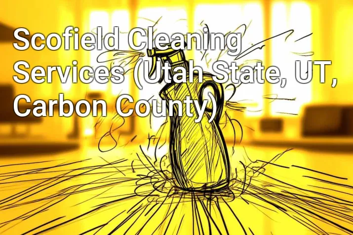 Scofield Cleaning Services (Utah State, UT, Carbon County)