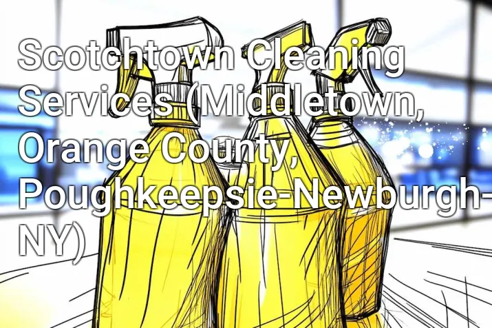 Scotchtown Cleaning Services (Middletown, Orange County, Poughkeepsie-Newburgh-Middletown, NY)