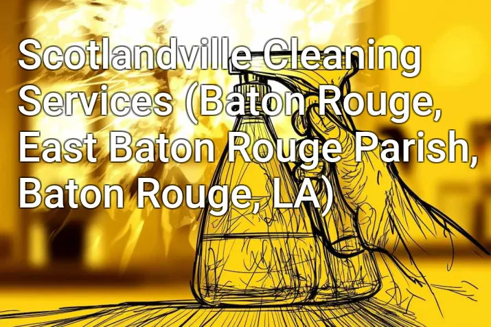 Scotlandville Cleaning Services (Baton Rouge, East Baton Rouge Parish, Baton Rouge, LA)