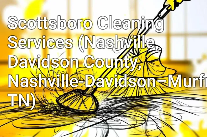Scottsboro Cleaning Services (Nashville, Davidson County, Nashville-Davidson–Murfreesboro–Franklin, TN)