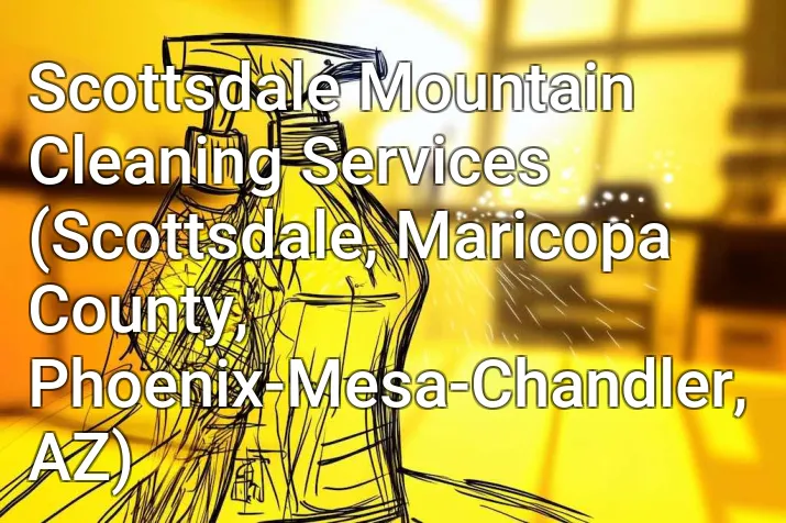 Scottsdale Mountain Cleaning Services (Scottsdale, Maricopa County, Phoenix-Mesa-Chandler, AZ)