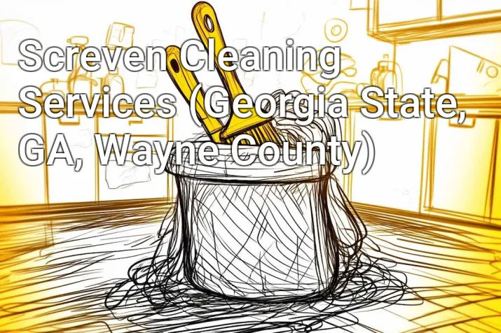 Screven Cleaning Services (Georgia State, GA, Wayne County)