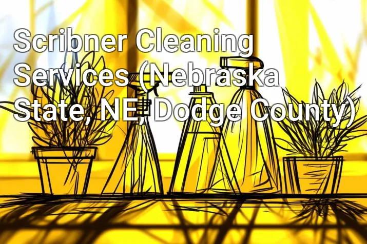 Scribner Cleaning Services (Nebraska State, NE, Dodge County)