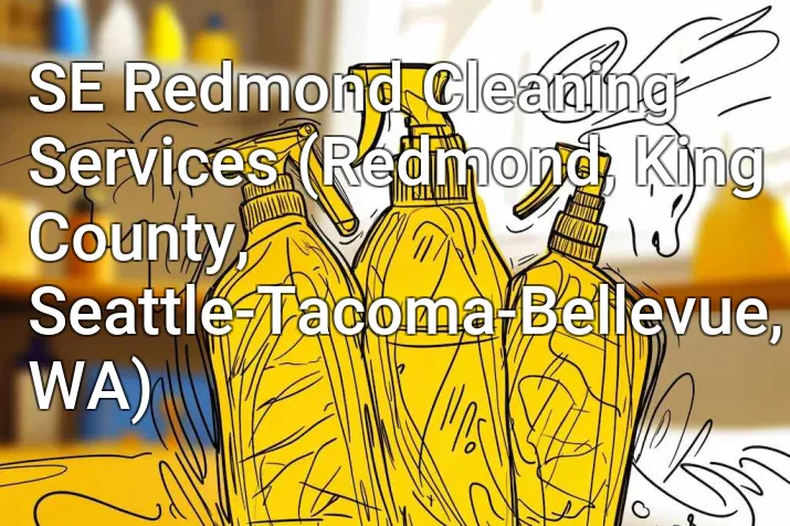 SE Redmond Cleaning Services (Redmond, King County, Seattle-Tacoma-Bellevue, WA)