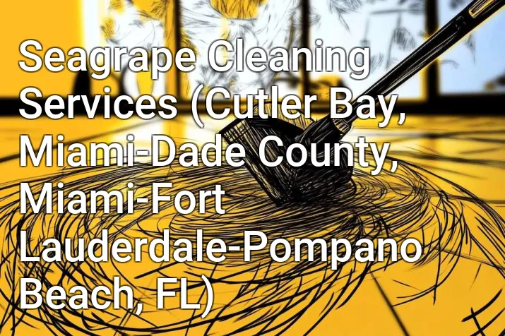 Seagrape Cleaning Services (Cutler Bay, Miami-Dade County, Miami-Fort Lauderdale-Pompano Beach, FL)