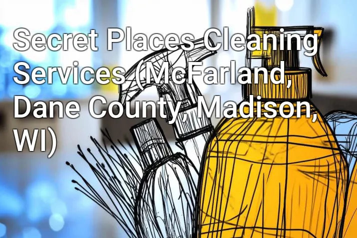 Secret Places Cleaning Services (McFarland, Dane County, Madison, WI)