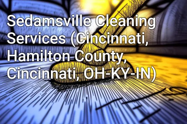 Sedamsville Cleaning Services (Cincinnati, Hamilton County, Cincinnati, OH-KY-IN)