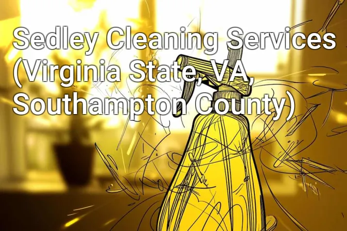 Sedley Cleaning Services (Virginia State, VA, Southampton County)
