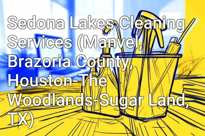 Sedona Lakes Cleaning Services (Manvel, Brazoria County, Houston-The Woodlands-Sugar Land, TX)