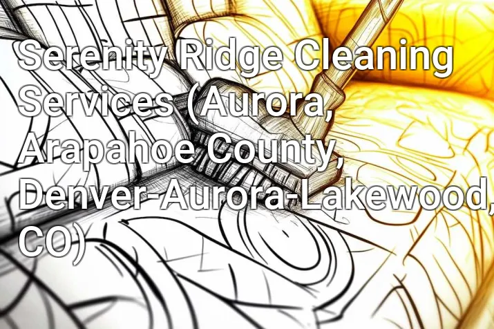 Serenity Ridge Cleaning Services (Aurora, Arapahoe County, Denver-Aurora-Lakewood, CO)